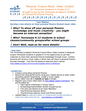 To show off your personal finance knowledge and music creativity you might become an internet sensation