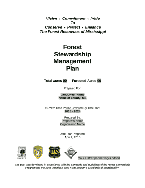 Total Acres 00Forested Acres 00