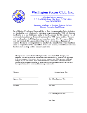 Wellington Soccer Club, Inc