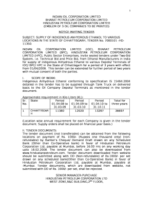 (EMBLEM OF 3 OIL COMPANIES TO BE PRINTED)