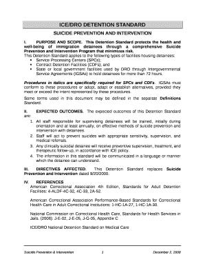Ins detention standard - ICE