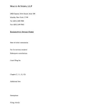 MACCO & STERN, LLP template