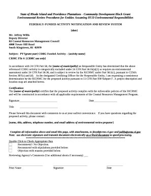 State of Rhode Island Community Development Block Grant ...