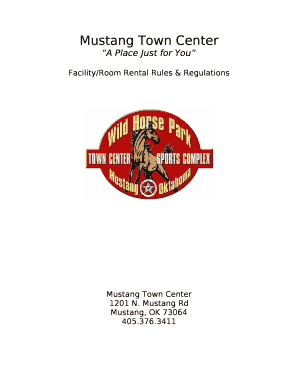 Mustang Town Center template