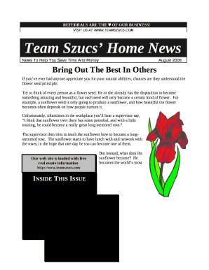 Referrals are the of our business