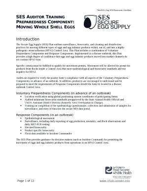 SES Auditor Training