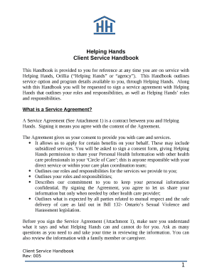 Client Service Handbook
