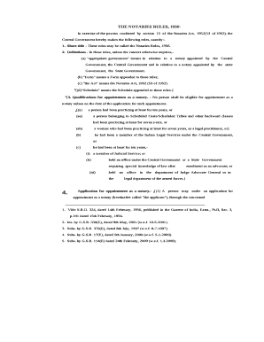 Short title - These rules may be called the Notaries Rules, 1956