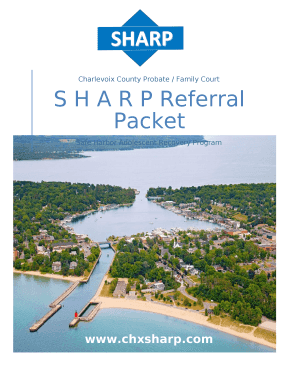 INSTRUCTIONS FOR COMPLETING S H A R P REFERRAL FORM: