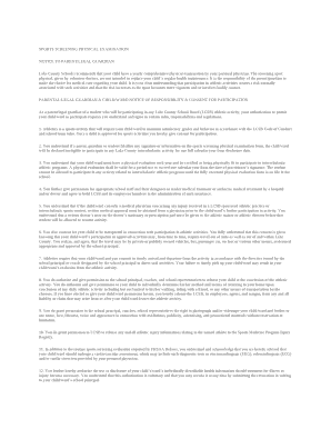 NOTICE TO PARENT/LEGAL GUARDIAN