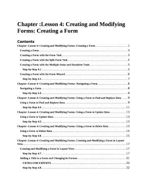 Chapter :Lesson 4: Creating and Modifying s:Creating a template