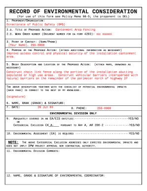 Proponent/Organization: