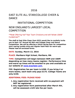 INVITATIONAL COMPETITION