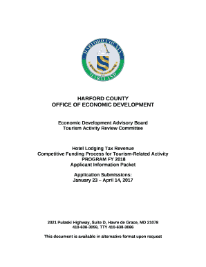 Tourism Activity Review Committee