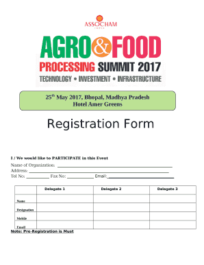 I / We would like to PARTICIPATE in this Event