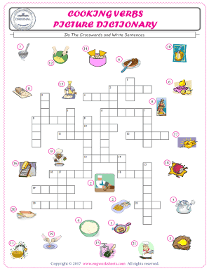 Do The Crosswords and Write Sentences