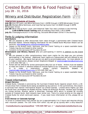 Crested Butte Wine & Food Festival