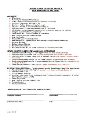 CAREER AND EXECUTIVE SERVICE