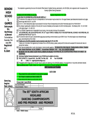 BENONI HIGH SCHOOL GAMES