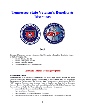 Tennessee State Veteran's Benefits & Discounts