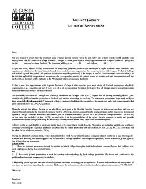 We are pleased to report that the results of your criminal history records check do not reflect any activity which would preclude your employment with the Technical College System of Georgia