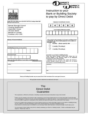 Please fill in the whole form in BLOCK CAPITALS using a black ball point pen and send it to: