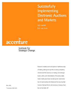 Electronic Auctions