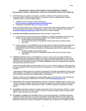 Staff introducing a new paper are encouraged to consult the Guidelines for the Assessment of Student Performance and the Teaching and Learning Plan