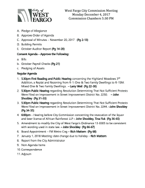 Commission Chambers 5:30 PM