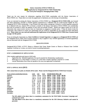 2013 Application for Designated REALTOR Membership