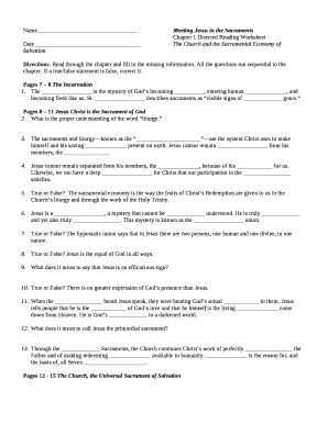 Chapter 1 Directed Reading Worksheet Doc Template | pdfFiller