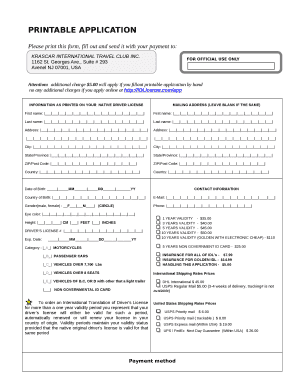 Please print this form, fill out and send it with your payment to: