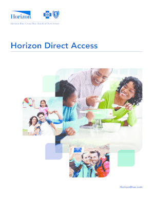 Fillable Online Horizon Direct Access Fax Email Print - pdfFiller