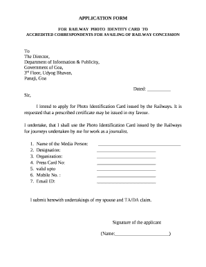 ACCREDITED CORRESPONDENTS FOR AVAILING OF RAILWAY CONCESSION