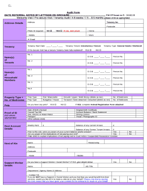 DATE REFERRAL NOTED BY LETTINGS ON ORCHARD : EM 07f Issue no 5 - 10