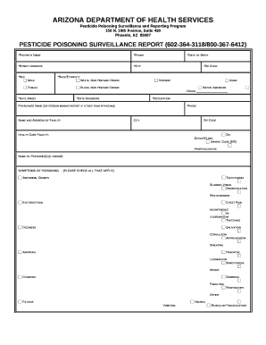 Pesticide Poisoning Surveillance and Reporting Program