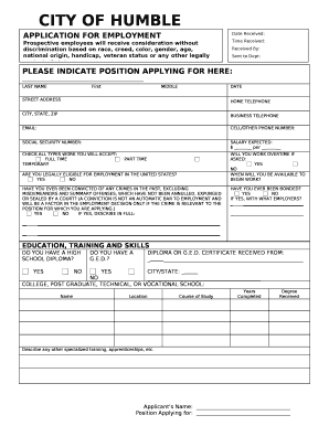 PLEASE INDICATE POSITION APPLYING FOR HERE:
