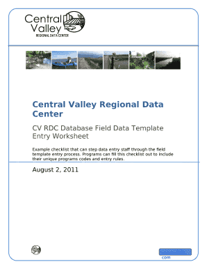 Water/Sediment Sample Collection Doc Template | pdfFiller