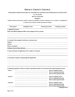 DANGEROUS SUBSTANCES (RETAIL AND PRIVATE PETROLEUM STORES) REGULATIONS; 1979