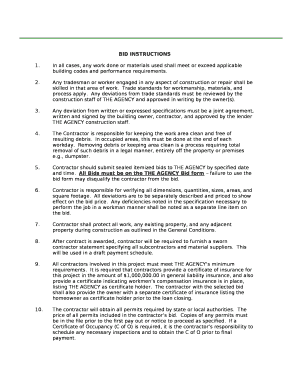 In all cases, any work done or materials used shall meet or exceed applicable building codes and performance requirements