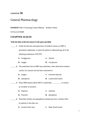 title"General Pharmacology