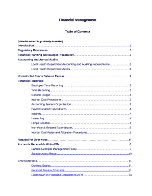 Local Health Department Audits