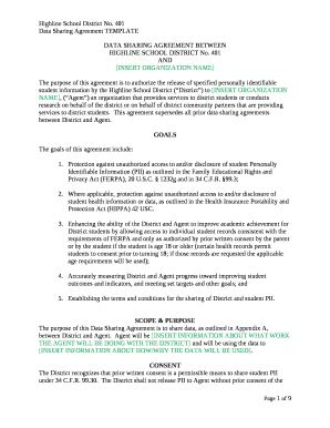DATA SHARING AGREEMENT BETWEEN
