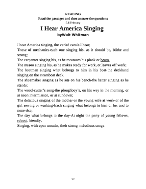 Read the passages and then answer the questions