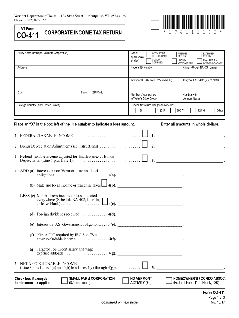 co 411 2015-2019 form Preview on Page 1