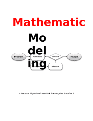 A Resource Aligned with New York State Algebra 1 Module 5
