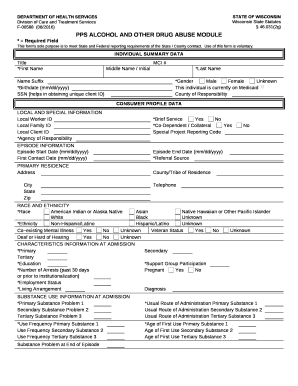 PPS ALCOHOL AND OTHER DRUG ABUSE MODULE