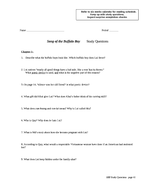 Song of the Buffalo BoyStudy Questions