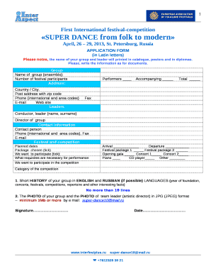 First International festival-competition