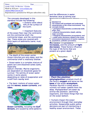The concepts developed in this standard include the following: